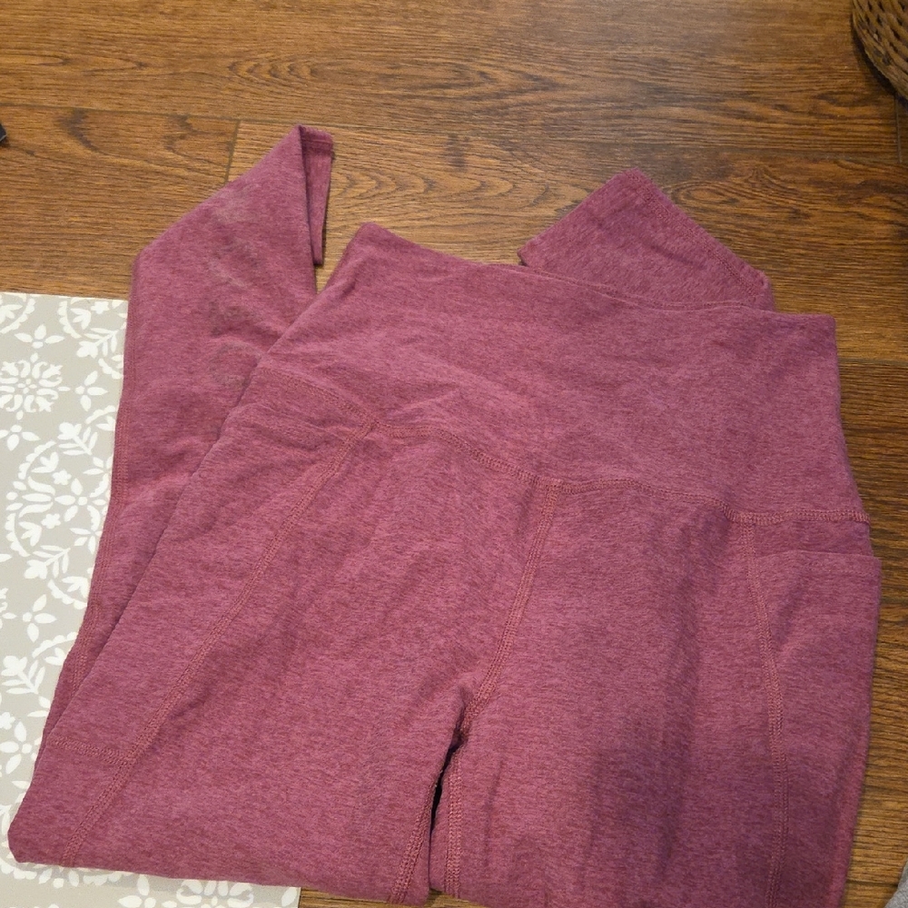 Women's Heathered Purple Leggings